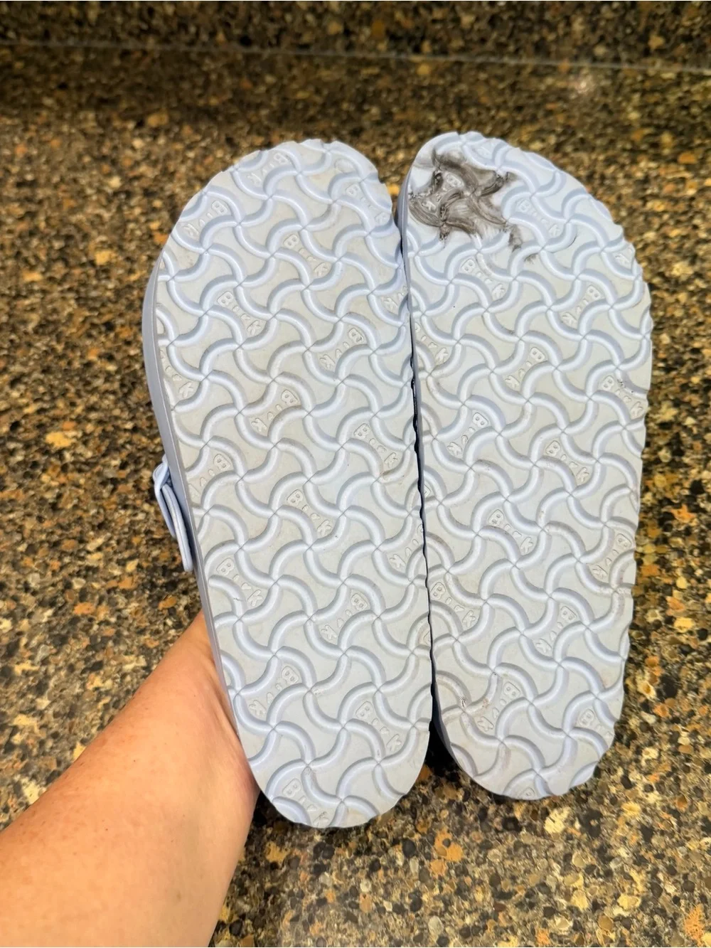 Ladies Birkenstock, Boston Light Blue Slip-On Clogs 39 - Picture 7 of 7